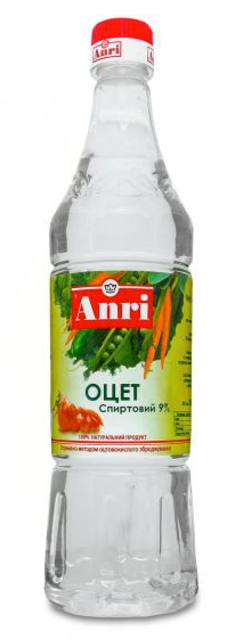 Оцет Anri Кама спиртовий 9%, 850 мл